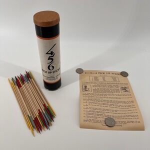 Vintage Schoenhut Wood Pick Up Sticks 456 The Continental Game Philadelphia